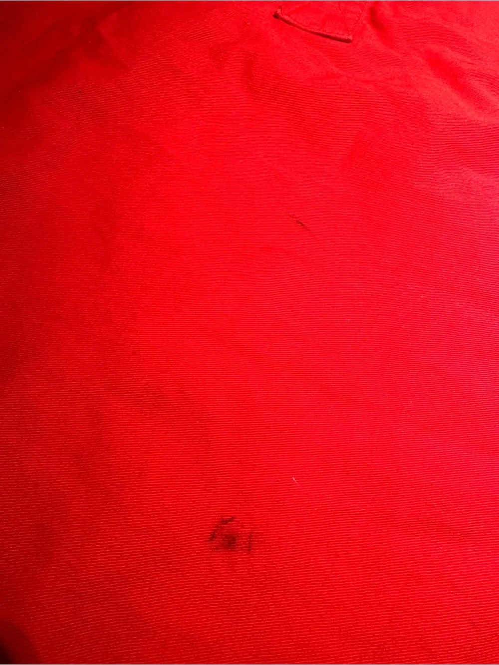 Esprit Bright Red Canvas Tote White Logo 80’s 90’s Gen X Millennials